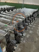 Ось прицепа с тормозом 1800 кг OEM | торсионная ось с тормозом 250×40 для кемпера и грузовой платформы — изображение 2