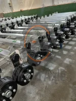 Ось прицепа с тормозом 1800 кг OEM | торсионная ось с тормозом 250×40 для кемпера и грузовой платформы — изображение 3