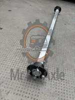 Ось с листовой рессорой 750 кг — ступицы 4×98 | Европейские прицепы